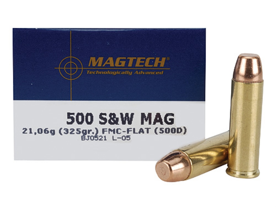 500S&W Magtech 325gr. FMC-Flat 1