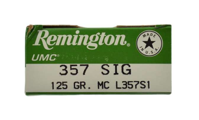 357 SIG Remington MC 125gr. 1